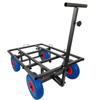 Topmast Bench Trolley Ultra - 90 X 63 X 31 CM - blauwe wielen - thumbnail
