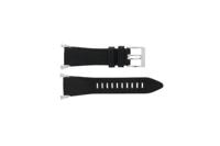 Horlogeband Seiko 7T62-0HH0 / 7L22-0AS0 / SNAA95P2 / 4LJ8JB Leder Zwart 22mm - thumbnail