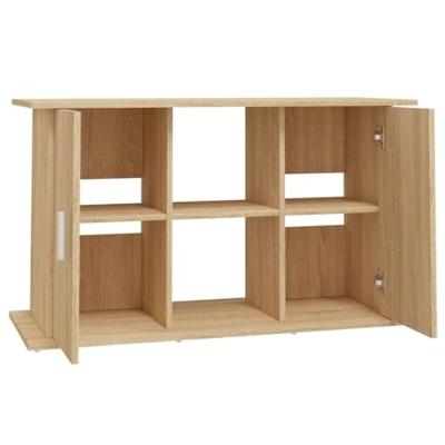 Aquariumstandaard 101x41x58 cm bewerkt hout sonoma eikenkleurig - thumbnail