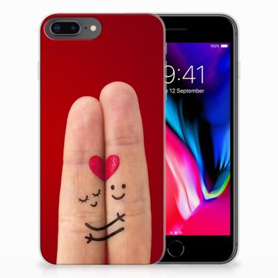 Apple iPhone 7 Plus | 8 Plus | Sillicone Back Cover | Liefde - Origineel Romantisch Cadeau