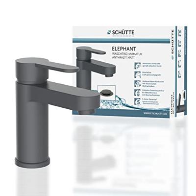 Schutte ELEPHANT Wastafelkraan | Mat Antraciet - 34214 Schutte ELEPHANT Wastafelkraan | Mat Antraciet - 34214