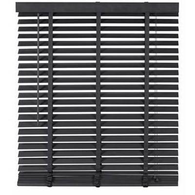 Jaloezie Hout Zwart - Hout - 120x130x5cm (BxHxD)
