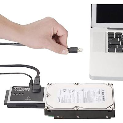 Renkforce HDD Adapter [1x USB 3.2 Gen 1 stekker A (USB 3.0) - 1x IDE-bus 40-polig, IDE-bus 44-polig, SATA-combi-stekker 15+7-polig] 1.20 m