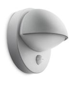 Philips Lighting June 162468716 Buitenlamp met bewegingsmelder (wand) Spaarlamp E27 12 W Grijs - thumbnail