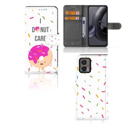 Motorola Edge 30 Neo | Book Cover | Donut Roze