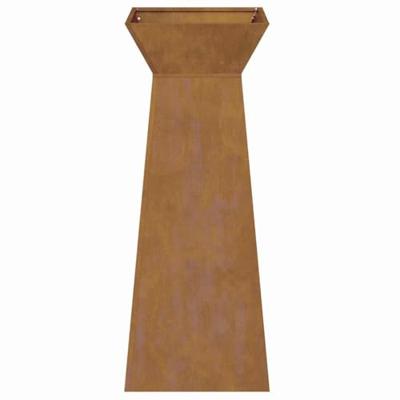 VidaXL Pilaar plantenbak zilver 40 x 40 x 100 cm VidaXL Pilaar plantenbak zilver 40 x 40 x 100 cm