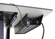 Ergotron TeachWell Mobile Digitale Workspace (MDW) Mobiel zit/sta PC-werkstation 1-voudig 17,8 cm (7) - 81,3 cm (32) Grafietgrijs (RAL 7024) Vast - thumbnail