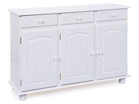 Inter Link Commode (3-deurs, Wit) - thumbnail