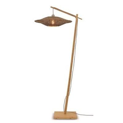 GOOD&MOJO Vloerlamp 'Bali' Medium, Bamboe, kleur Naturel/Zwart