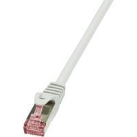 LogiLink CQ2082S RJ45 Netwerkkabel, patchkabel CAT 6 S/FTP 7.50 m Grijs Vlambestendig, Snagless 1 stuk(s) - thumbnail