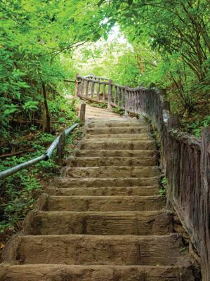 Oude trap 50x70cm Tuinschilderij Customize-it - Customize it Oude trap 50x70cm Tuinschilderij Customize-it - Customize it