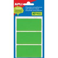 Apli gekleurde etiketten in etui groen (2074) - thumbnail