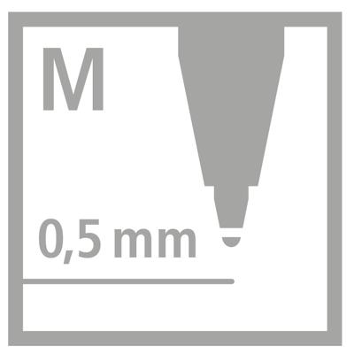STABILO pointball, balpen 0.5 mm, navulbaar, lila, per stuk STABILO pointball, balpen 0.5 mm, navulbaar, lila, per stuk