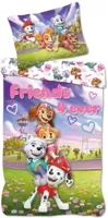 Paw Patrol Friends 4 Ever dekbedovertrek 140 x 200 cm - 70 x 90 cm Katoen - thumbnail
