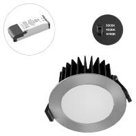 EVN L44N101325 EVN Lichttechnik LED-inbouwlamp LED LED vast ingebouwd 10 W Chroom - thumbnail