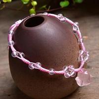 Vrouwen sieraden Pink Fox Crystal schoentjes (roze) - thumbnail