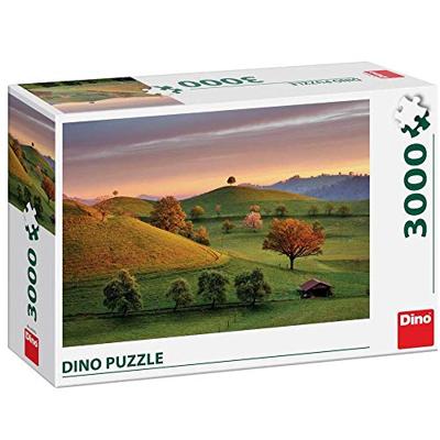 DinoToys Dino puzzel - de zon komt op in zwitsers svycarsko - 3000 stukjes