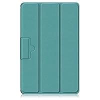Lunso - Lenovo Tab M10 Gen 3 (3e generatie) - Tri-Fold Bookcase hoes - Groen - thumbnail