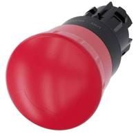 Emergency stop mushroom pushbutton, 22 mm, round, plastic, red, rotate - thumbnail