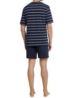 Blauw gestreepte heren shortama Schiesser - thumbnail
