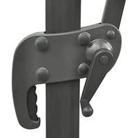 Zweefparasol met dubbel dak 300x300 cm azuurblauw - thumbnail