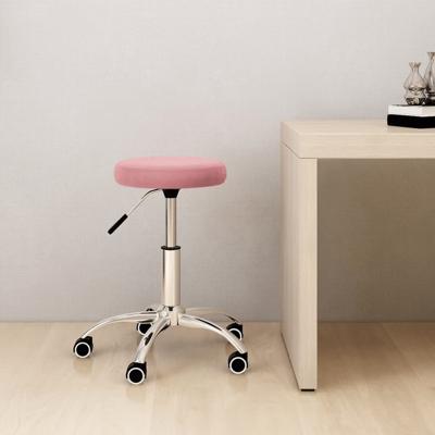 VidaXL Bureaustoel fluweel roze VidaXL Bureaustoel fluweel roze