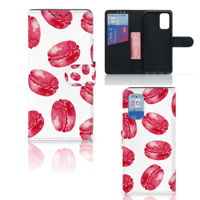 Samsung Galaxy A32 4G | Book Cover | Pink Macarons | Portemonnee hoesje - thumbnail