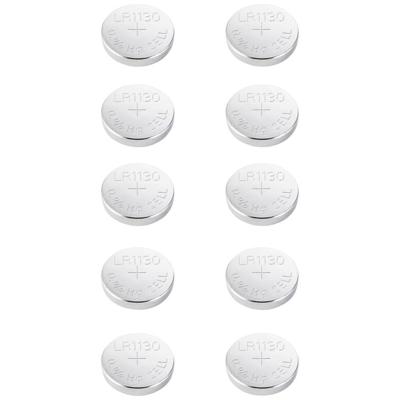 VOLTCRAFT Knoopcel LR1130 1.5 V 10 stuk(s) 75 mAh Alkaline AG10 VOLTCRAFT Knoopcel LR1130 1.5 V 10 stuk(s) 75 mAh Alkaline AG10