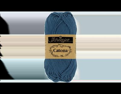 Scheepjes Catona - 10g - 164 Light Navy - Haakgaren / Breigaren