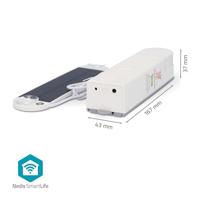 SmartLife Gordijnrobot | Kabelsysteem | Paneelgordijnen / Rolgordijnen / Vouwgordijnen | Solar Powered / USB Gevoed | 2000 mAh | Bluetooth® | Wit - thumbnail