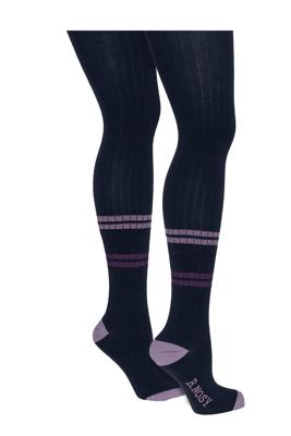 B.Nosy winter panty meisjes - navy blauw - Marley - gestreept