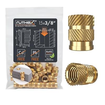 ruthex Schroefdraadinzet RX-3/8“-16-x12.7 GE-3/8x127-001 ruthex Schroefdraadinzet RX-3/8“-16-x12.7 GE-3/8x127-001