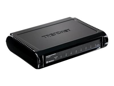 TRENDnet Greennet Ethernet Desktop plastic behuizing switch, TE100-S8