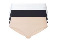 esmara 5 seamless dames hipsters (L (44/46), Zwart/beige/wit) - thumbnail