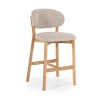 Eleonora Mikky barkruk H69 naturel Moon Taupe - thumbnail