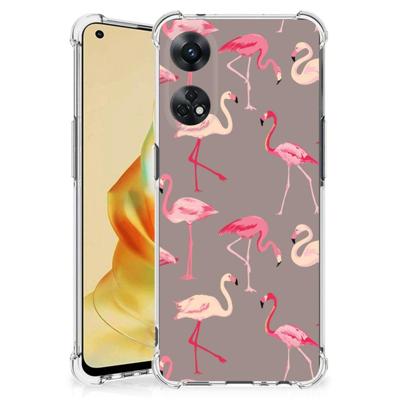OPPO Reno8 T 4G Case Anti-shock Flamingo OPPO Reno8 T 4G Case Anti-shock Flamingo