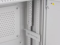Lanberg WAF1-5203-04-00S rack 3U Wandrek Grijs - thumbnail