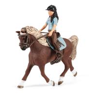 Schleich horse club paardenwasbox met emily en luna van hor 42438 - thumbnail