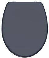 Toiletzitting Schutte Anthrazit Duroplast Met Soft Close En Quick Release Gelakt Antraciet Schütte - thumbnail