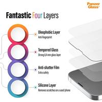 PanzerGlass 2741 2741 Screenprotector (glas) Apple iPhone 13 mini 1 stuk(s) Anti-vingerafdruk, Antibacterieel - thumbnail