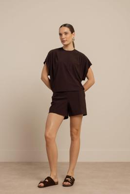 Studio Anneloes Leona Top 91541 Tops En Singlets 8700 Espresso