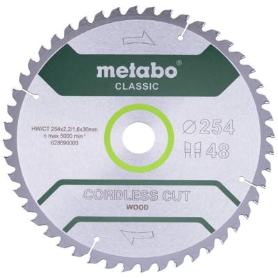 Metabo Accessoires Cirkelzaagblad CordlessCutClassic Ø 254x30 48 WZ 5° /B - 628691000