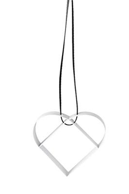 Stelton Figura Ornament Hart small soft wit Stelton Figura Ornament Hart small soft wit