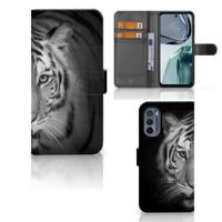 Motorola Moto G62 5G | Telefoonhoesje | Met pasjeshouder | Tijger - thumbnail