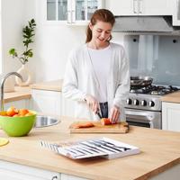 Messenset 7-dlg. roestvrij staal incl. opbergdoos - thumbnail