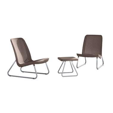 Rio balkon loungeset cappuccino Rio balkon loungeset cappuccino