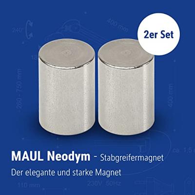 Magneet maul neodymium cilinder 20x25mm 13kg