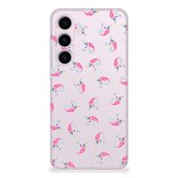 TPU bumper voor Samsung Galaxy S24 Plus Unicorns - thumbnail