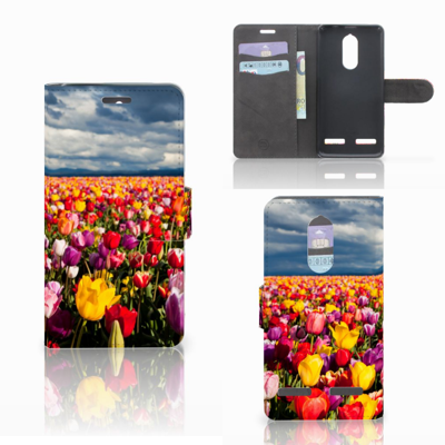 Lenovo K6 Hoesje Tulpen Lenovo K6 Hoesje Tulpen