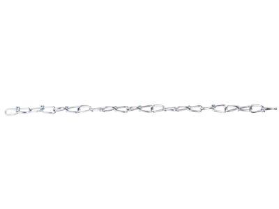 EUROLITE Double Loop Chain 2.5mm, WLL 20kg, 33cm EUROLITE Double Loop Chain 2.5mm, WLL 20kg, 33cm